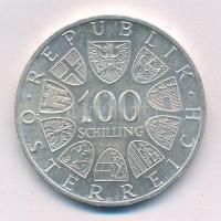 Ausztria 1979. 100Sch Ag "Bregenz" T:1- 
Austria 1979. 100 Schilling Ag "Bregenz&quo...