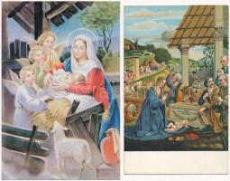 15 db MODERN használatlan motívum képeslap: vallás / 15 modern unused motive postcards: religion