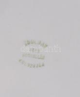 Zsolnay Kolozsvár virágmintás porcelán tányér, matricás, kopásnyomokkal, jelzett, d: 23,5 cm