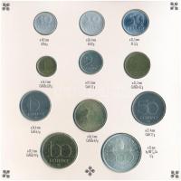 1993. 10f-200Ft (11xklf) forgalmi sor dísztokban, benne 1993. 200Ft Ag "MNB", "Magyar...