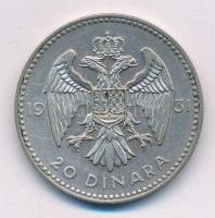 Jugoszlávia 1931. 20D Ag "I. Sándor" T:2
Yugoslavia 1931. 20 Dinara Ag "Alexander I&...