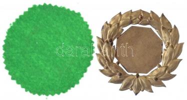 Ausztria 1956. "Ausztria-Magyarország, legjobb teljesítményért" zománcozott fém teke díjpl...