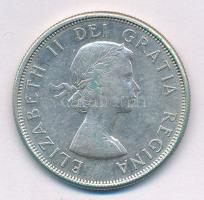 Kanada 1962. 50c Ag II. Erzsébet T:2 Canada 1962. 50 Cents Ag Elizabeth II C:XF Krause KM#56
