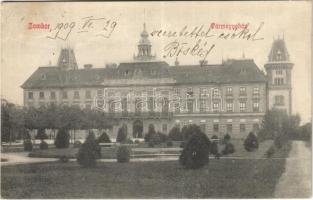 1909 Zombor, Sombor; vármegyeház. Schön Adolf kiadása / county hall (EK)