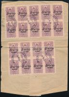 1946 Budapesti tiszti orvosi bizonyítvány 1 millió pengő  lerovással