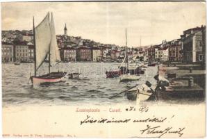 1902 Mali Losinj, Lussinpiccolo; Curort / boats (fa)