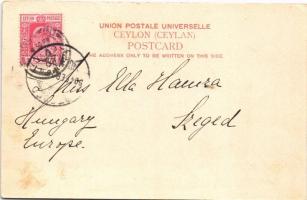 1904 Colombo, Galle Face Hotel, rickshaws (EK)