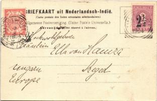 1904 Jakarta, Batavia; Waterlooplein West / street view