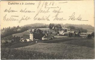 1913 Trahütten (Steiermark), b. D. Landsberg / general view, church
