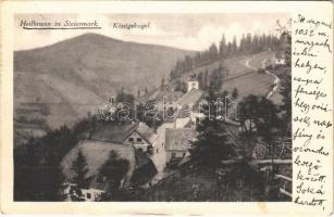 1927 Heilbrunn (Steiermark), Königskogel / mountain peak, church. Verlag Anton Wilfinger (EK)
