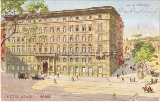 Roma, Rome; Hotel Savoia, Villa Borghese (EK)