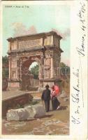 1903 Roma, Rome; Arco di Tito. litho (fl)