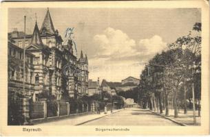 1914 Bayreuth, Bürgerreutherstraße / street view (EK)