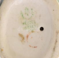 Hollóházi porcelán hal, kézzel festett, jelzett, apró kopásnyomokkal, m: 8 cm