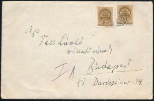 1942 Győry/Wallentinyi Dezső (1900-1974)  költő, író, újságíró.autográf levele Vass László (1905-195...