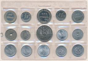 Görögország 1912-1976. 15db-os érmetétel berakólapban T:1--2-
Greece 1912-1976. 15pcs coin lot in h...