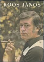 Koós János színész autográf aláírása őt ábrázoló nyomat hátoldalán