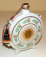 Csepel Művek reklámos kulacs cseresznyepálinkával (bontatan)