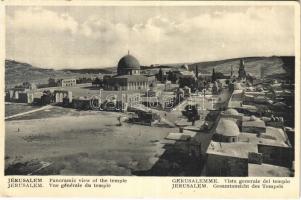 Jerusalem, Vue generale du temple / Panoramic view of the temple (EK)