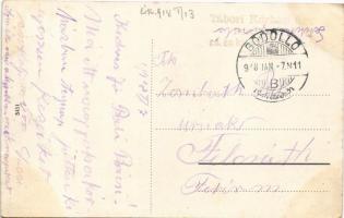 1918 Gödöllő, Ferenc József téri HÉV villamos vasútállomás (ma Szabadság tér megállóhely)