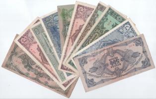 10db vegyes pengő bankjegy kiszínezve T:III