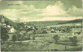 1911 Mirna, Neudegg; general view, railroad (EK)