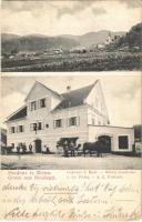 1912 Mirna, Neudegg; Gostilna J. Bule, C. kr. Posta / Bules Gasthaus, K.k. Postamt / inn, hotel, post office (Rb)
