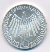 NSZK 1972G 10M Ag "Müncheni Olimpia - Spirál" T:1- kis ph.
FRG 1972G 10 Mark Ag "Mün...