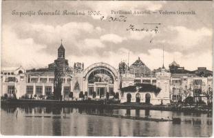 1906 Bucharest, Bukarest, Bucuresti, Bucuresci; Expositie Generala Romana 1906. Pavilionul Austriei / Romanian General Exhibition, Austrian pavilion