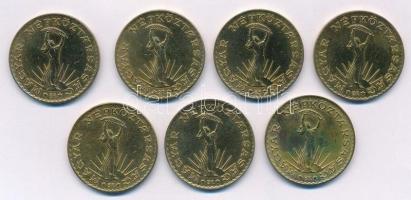 1983-1989. 10Ft Cu-Al-Ni (7xklf) teljes sor T:1-,2