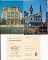 7 db MODERN képeslap emlékbélyegzésekkel / 7 modern postcards with memorial cancellations, So. Stpl
