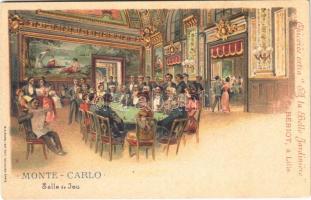 Monte Carlo, Salle de Jeu / casino, interior. B. Sirven litho