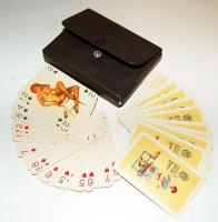 Csepel Művek reklámos erotikus francia kártya tokban