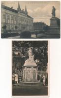 10 db RÉGI magyar város képeslap vegyes minőségben / 10 pre-1945 Hungarian town-view postcards in mi...