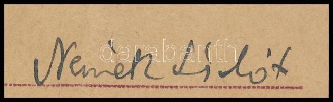 1943 Németh László (1901-1975) író, autográf aláírt levelezőlapja Vass László (1905-1950) újságíró, ...