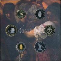 2013. 5Ft-200Ft (6xklf) forgalmi sor szettben + 2013. 1000Ft Cu-Ni-Zn "Egri csillagok". A ...