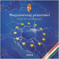 2004. 1Ft-100Ft (7xklf) forgalmi sor szettben + 2004. 50Ft "Magyarország az EU tagja" T:PP patina Adamo FO38