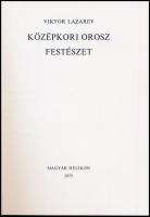 Viktor Lazarev: Középkori orosz festészet. 1975, Helikon. Kiadói aranyozott vászonkötés, papír védőb...