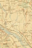 cca 1914-1915 K.u. K. Militärgeograpisches Institut 3 db romániai (havasalföldi) területet ábrázoló ...