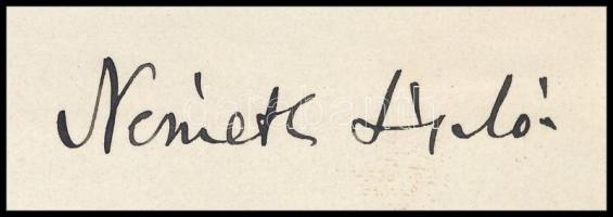 1943 Németh László (1901-1975) író, autográf kézirat-részlete. A dolgozatban az Európaiság magyar ér...