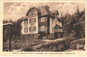 Karpacz, Ober-Krummhübel; "Daheim" Bes. Johanna Schlaegel / inn, hotel