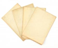 cca 1914-1915 K.u. K. Militärgeograpisches Institut 4 db délszláv területet ábrázoló térkép: Szaraje...