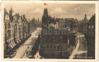 1924 Praha, Prag, Prága, Prague; Zidovská synagoga / synagogue (fl)