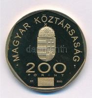 2000. 200Ft Cu-Ni-Zn "2000. évforduló / Rodin: a Gondolkodó, a Naprendszer" kapszulában T:...