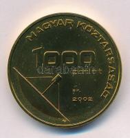 2002. 1000Ft "Üzenet" szétcsavarható érme, kapszulában T:1 
Adamo EM182