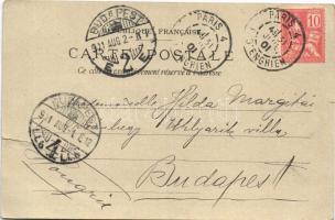 1901 Paris, Arc de Triomphe / triumphal arc (tear)