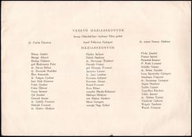 1934 Meghívó Szent István bálra. dr. gróf Károlyi József névre szóló példánya. Védnökök illusztris n...