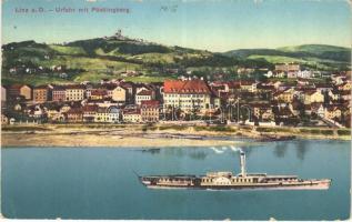 1916 Linz, Urfahr mit Pöstlingberg