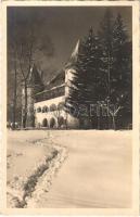 1932 Radstadt, Bundes Jugendheim Schloss Tanttalier / castle, youth center in winter