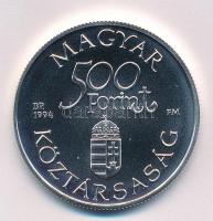 1994. 500Ft Ag "Régi dunai hajók - Carolina"  kapszulában, tanúsítvánnyal T:BU 
Adamo EM1...